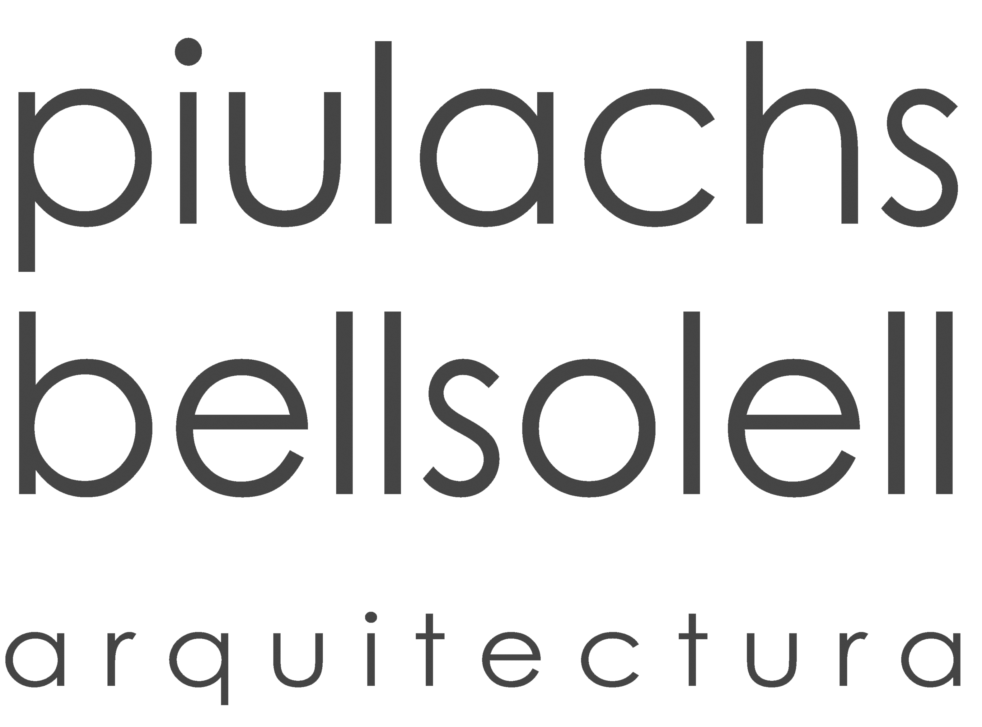 Logo Piulachs Bellsolell arquitectura